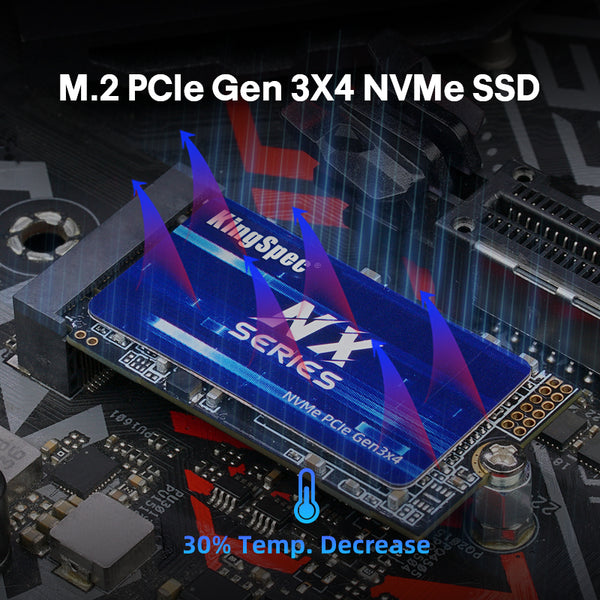 KingSpec 1To SSD M2 2242, SATA III 6 GB/s Interne Solid State