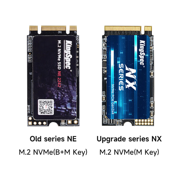 SSD M.2 NVME 2280 PCle Gen 3×4, NVMe 1.3 KingSpec 1To NX-1TB (2280