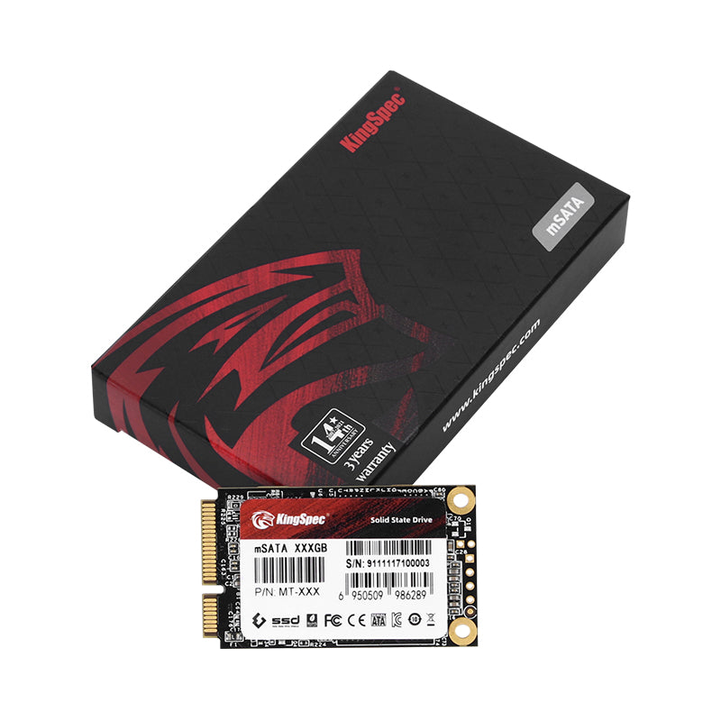 KingSpec MSATA SSD 60GB 120GB 256GB 512GB Demi Taille MSATA Mini SATA 3  Disque Dur SSD HDD Pour Mini Ordinateur Portable ASUS DELL Du 18,14 €