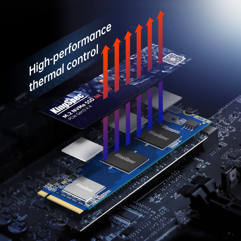 KingSpec M.2 2242 NVMe PCIe Gen.4 x4 SSD, 512GB, 1TB, 2TB Solid
